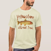 T-shirt Truite à gorge jaune (Devant)
