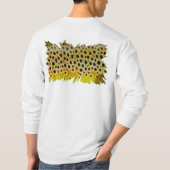 T-shirt "Truite Brown" par la pêche de mouche de (Dos)