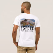 T-shirt Truite Brown psychopathe de pêche de mouche - 2012 (Dos entier)