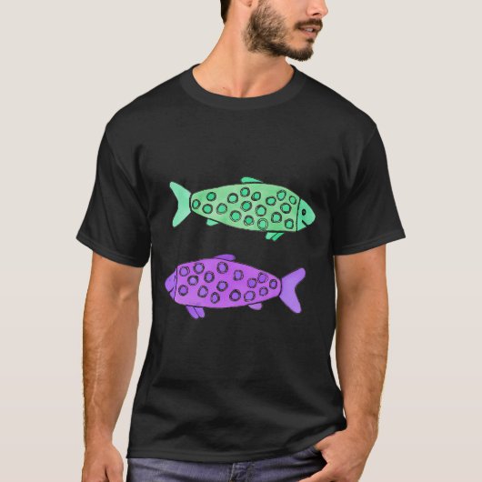 T-shirt truite brune MiRakel (Devant)