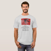 T-shirt "Truite brute" poème original avec art de pêche à  (Devant entier)