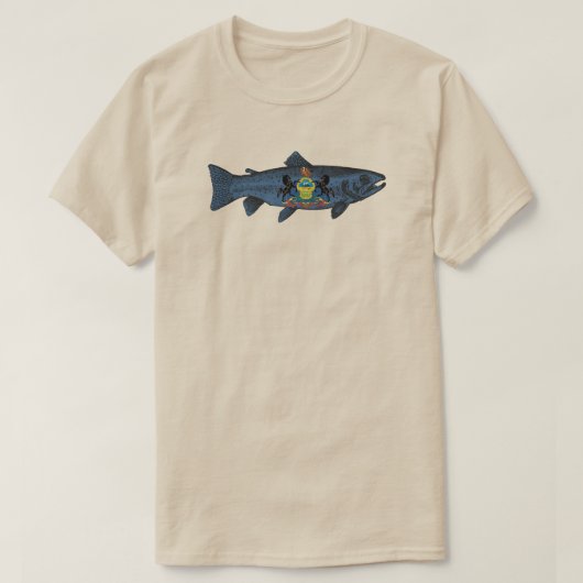 T-shirt Truite de Pennsylvanie (Design devant)
