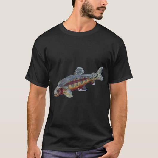 T-shirt Truite dorée (Devant)