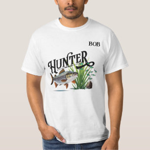 T-shirt Truite du lac sur la chasse Hommes