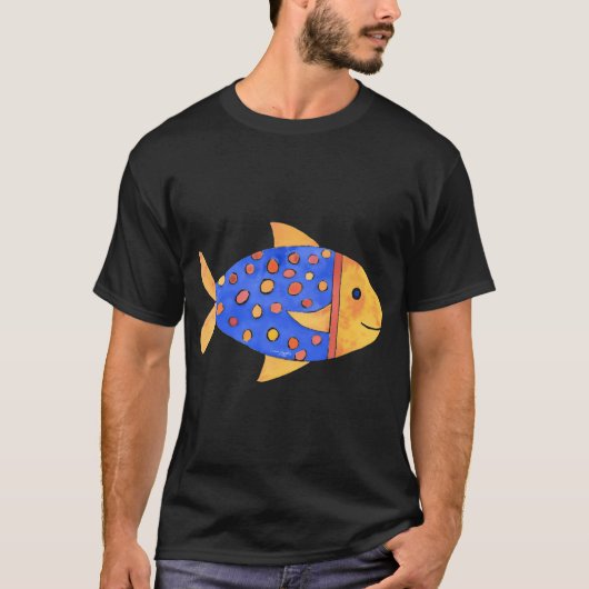 T-shirt Truite & Fleurs (Devant)