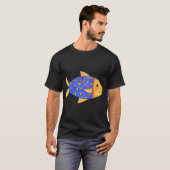 T-shirt Truite & Fleurs (Devant entier)