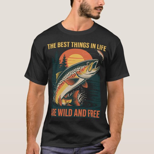 T-shirt Truite sauteuse (Devant)