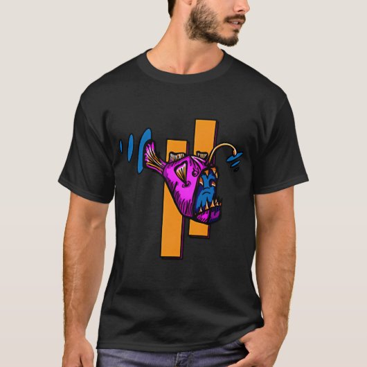 T-shirt Truitier - Pêche drôle (Devant)
