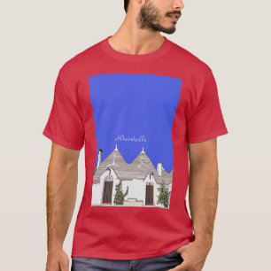 T-shirt Trulli Maisons Alberobello Bari Trullo Italie