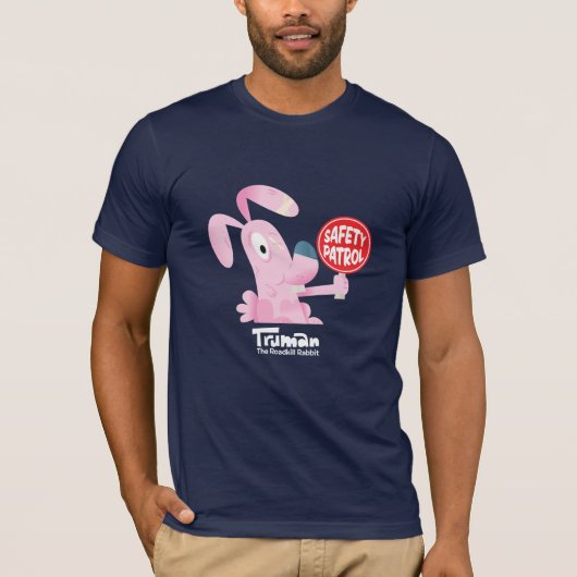 T-shirt Truman le lapin d'animal tué sur une route (Devant)
