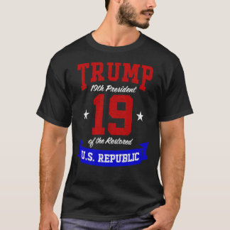 T-shirt Trump 19ème Président de la République américaine 