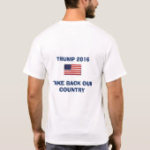T-SHIRT TRUMP 2016 (Dos)