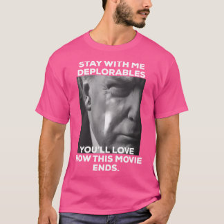 T-shirt Trump 2020 déplorables design graphique