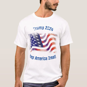 T-shirt Trump 2020 Gardez l'Amérique grande !T-shirts