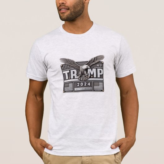 T-shirt TRUMP 2024 avec un aigle (Devant)