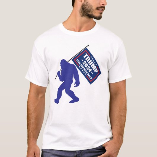 T-shirt Trump 2024 Bigfoot (Devant)