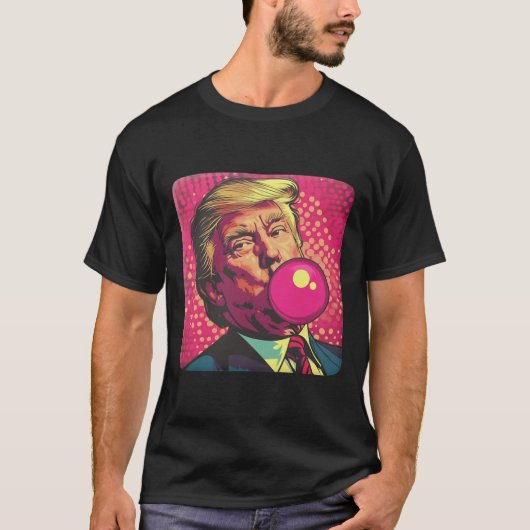 T-shirt Trump 2024 Bubble Gum Pop (Devant)