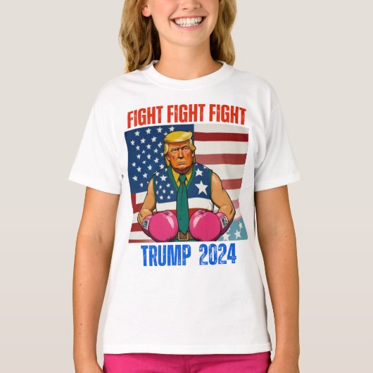 T-SHIRT TRUMP 2024 COMBAT (Devant)
