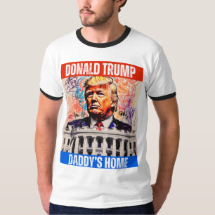 T-SHIRT TRUMP 2024 - DADDY'S HOME