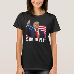 T-shirt Trump 2024 Drapeau 45 47 Élections Sauvez à nouvea