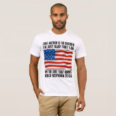 T-shirt Trump 2024 - JE SAIS QUELLE RESTROOM UTILISER (Devant entier)