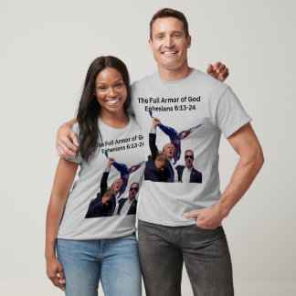 T-shirt Trump 2024, l'armure complète de Dieu