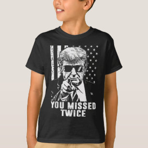 T-shirt Trump 2024 : le drapeau américain vous a manqué de