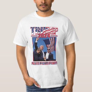 T-shirt Trump 2024 - Lutte Contre le Combat