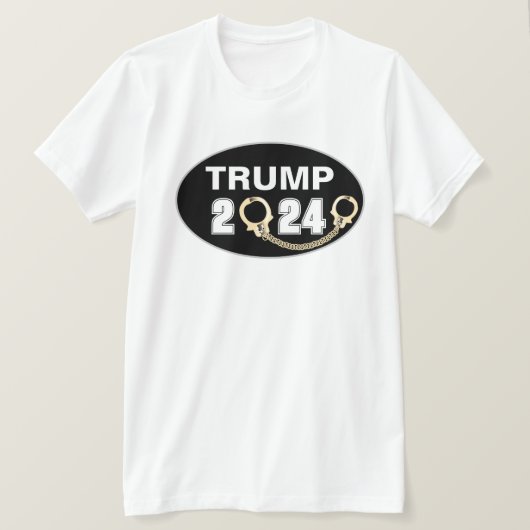 T-shirt Trump 2024 menotté (Design devant)