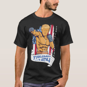 T-shirt Trump 2024 Mixed martial art Lutter Pour Le Pays