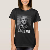 T-shirt Trump 2024 Mugshot Président Légende (Devant)