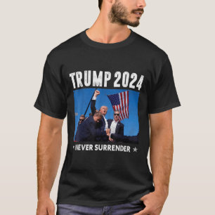 T-shirt Trump 2024 Ne Cesse Jamais Pro Trump Pour Présiden