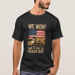 T-shirt Trump 2024 Nous avons gagné Victoire Victoires Inv