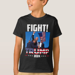 T-shirt Trump 2024 - Premier rallye Trump 2024 Amérique