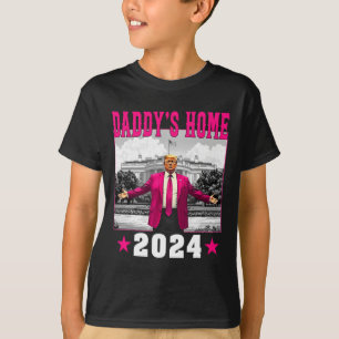 T-shirt Trump 2024 Prenez America Ck Daddy's Home Trump Pi