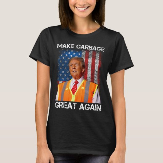 T-shirt Trump 2024 Rendre Les Ordures Géniales À Nouveau D (Devant)