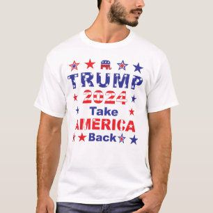 T-shirt TRUMP 2024 Reprendre L'AMÉRIQUE