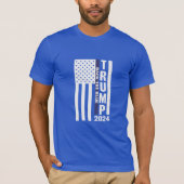 T-shirt Trump 2024 - Retour au bleu (Devant)