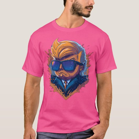 T-shirt Trump 2024 Satire - Parodie Transformative Pour Po (Devant)