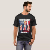 T-shirt Trump 2024 Sauvez à nouveau l'Amérique en chemise (Devant entier)