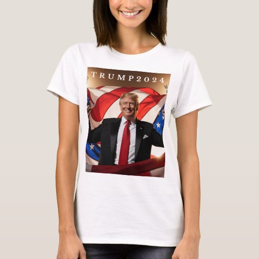 T-shirt "Trump 2024 Vision : audacieuse et fière (Devant)