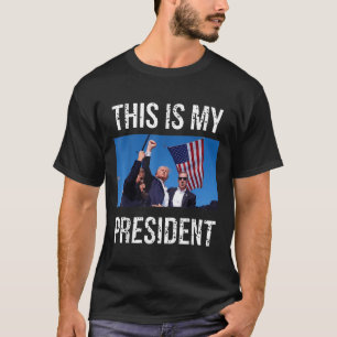T-shirt Trump 2024 Voici Mon Président