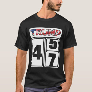 T-shirt Trump 2025 Élection 47 Victoire Gagne Président In