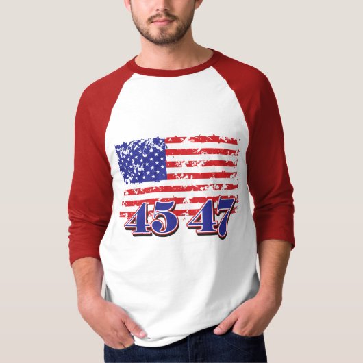 T-shirt Trump 45 47 (Devant)