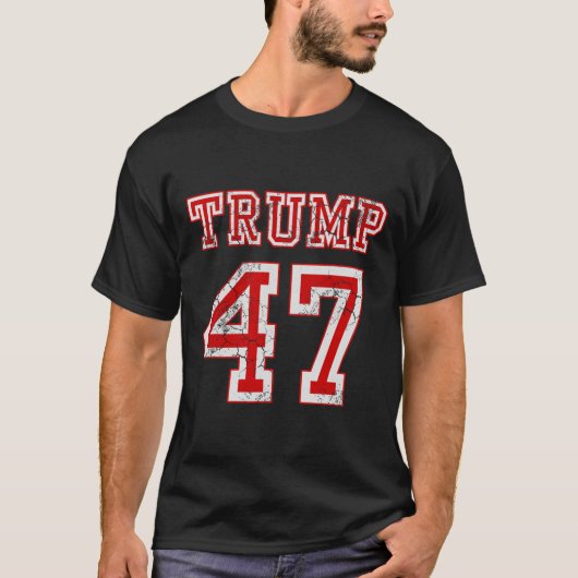T-shirt Trump 47 Élections Républicaines Conservatrices 20 (Devant)