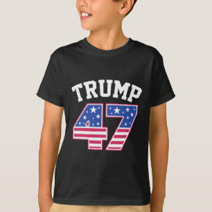 T-shirt Trump 47 Le Président Élève L'Inauguration De L'Am