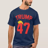 T-shirt Trump 47 Président (Devant)