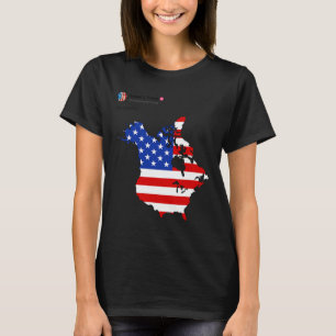 T-shirt Trump 51 États D'Amérique Canada États-Unis Drapea