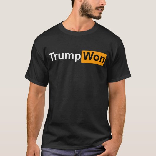 T-shirt Trump a gagné le maillot que tu sais qui a gagné (Devant)