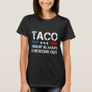 T-shirt Trump abandonne toujours le taco trade Mème drôle
